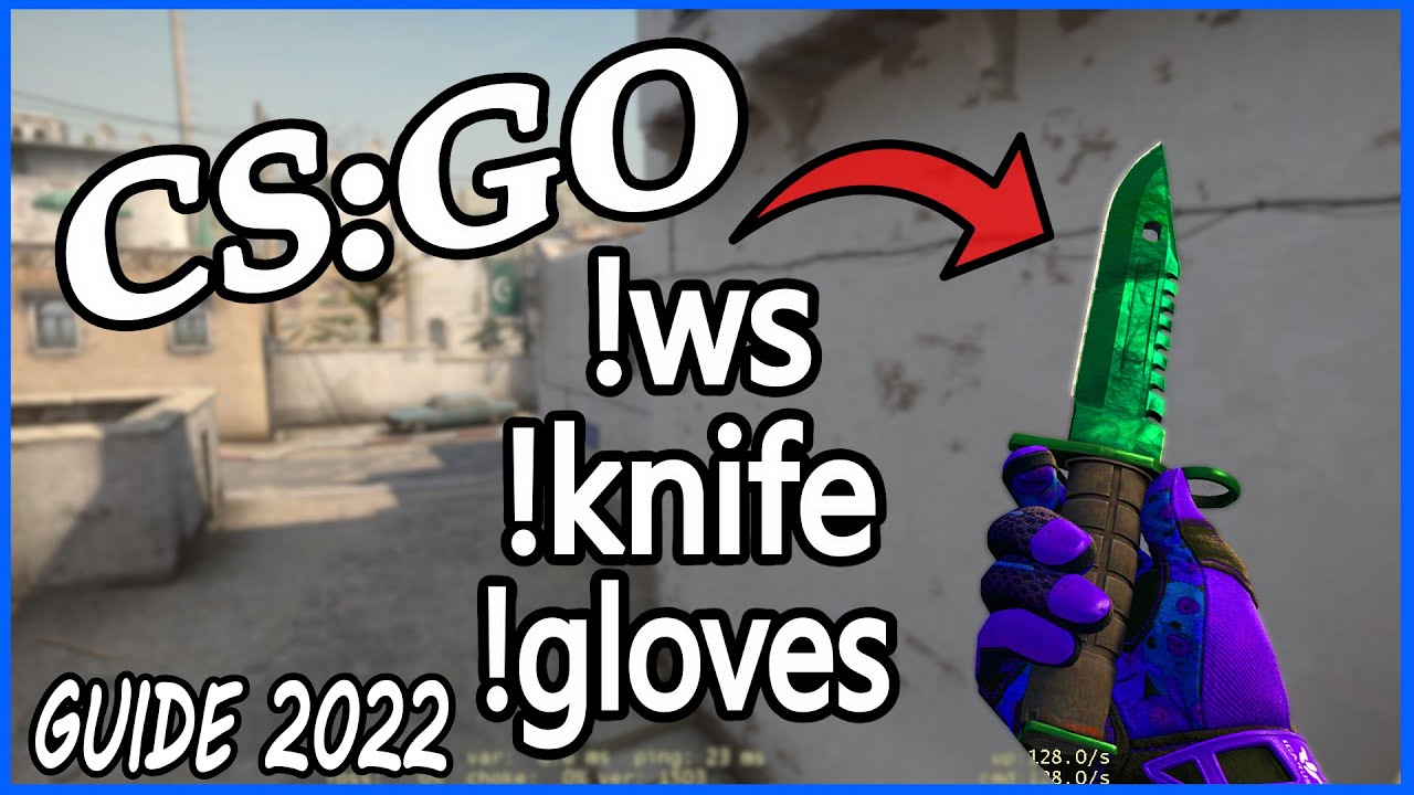 CS:GO How To Install Knife Skin And Gloves Plugin (!ws !gloves !knife)