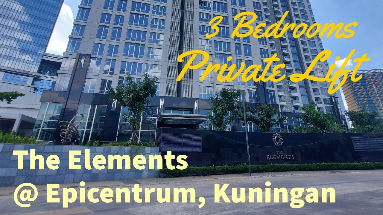 The Elements Apartement, Epicentrum Kuningan, 3BR, Private Lift