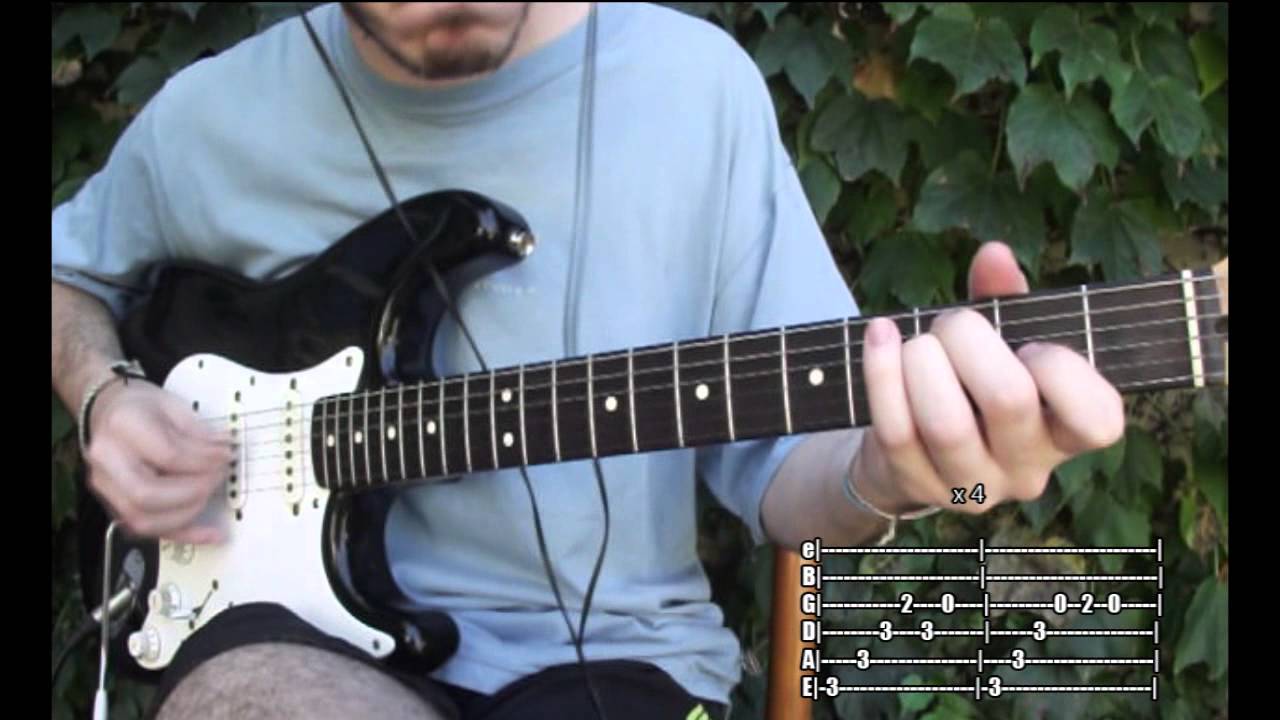 El infierno esta encantador esta noche- Los redondos - Gulp - (Cover guitarra por Augusto +tab)