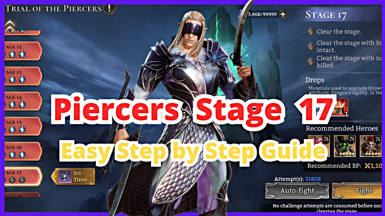 Watcher of Realms Trial of the Piercers Stage 17 | Step by Step guide