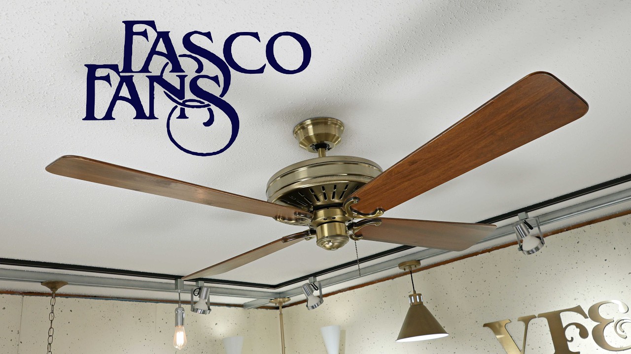 FASCO Charleston Ceiling Fan | Correct Blades Remake