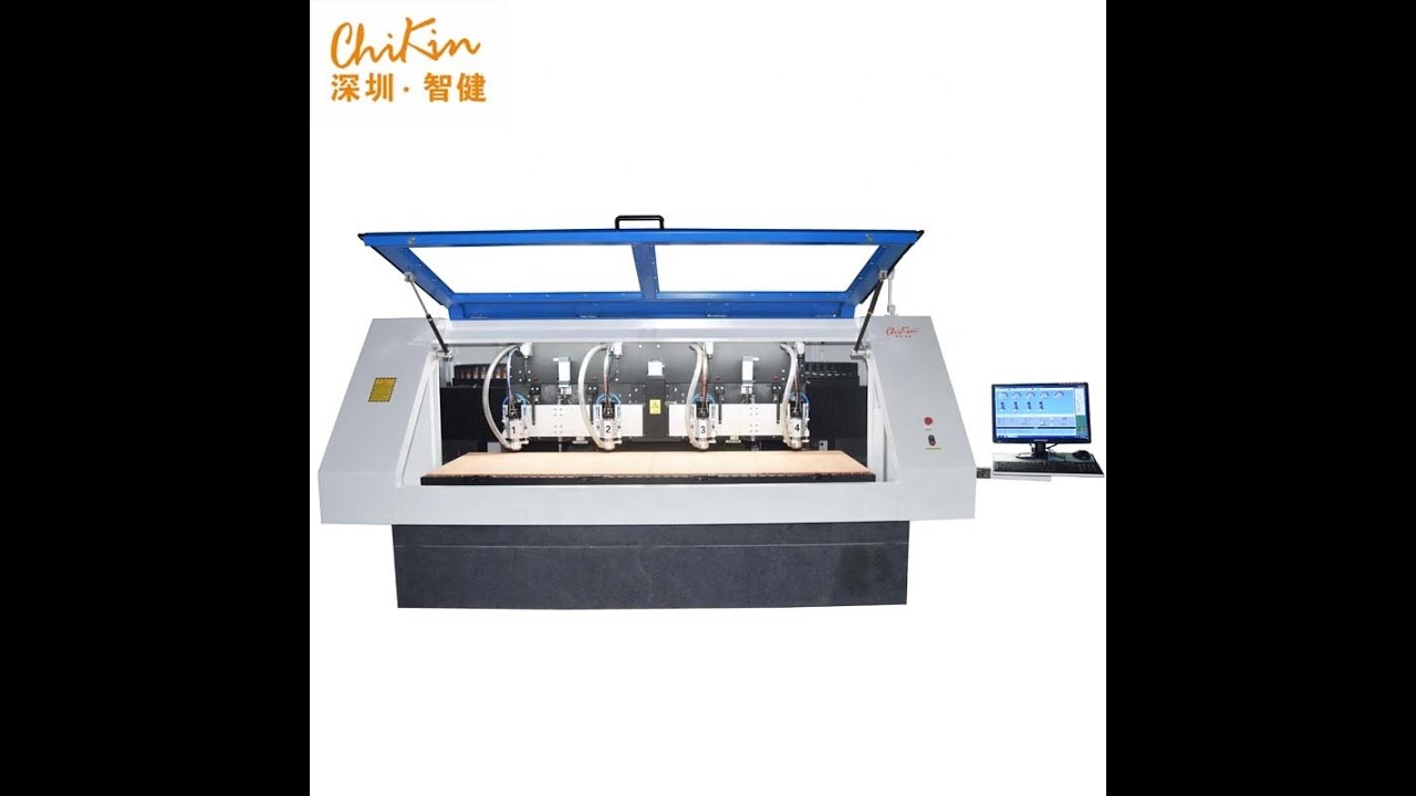 4 axis PCB Drilling Milling machine for singleside/doubleside/multilayerpcb production