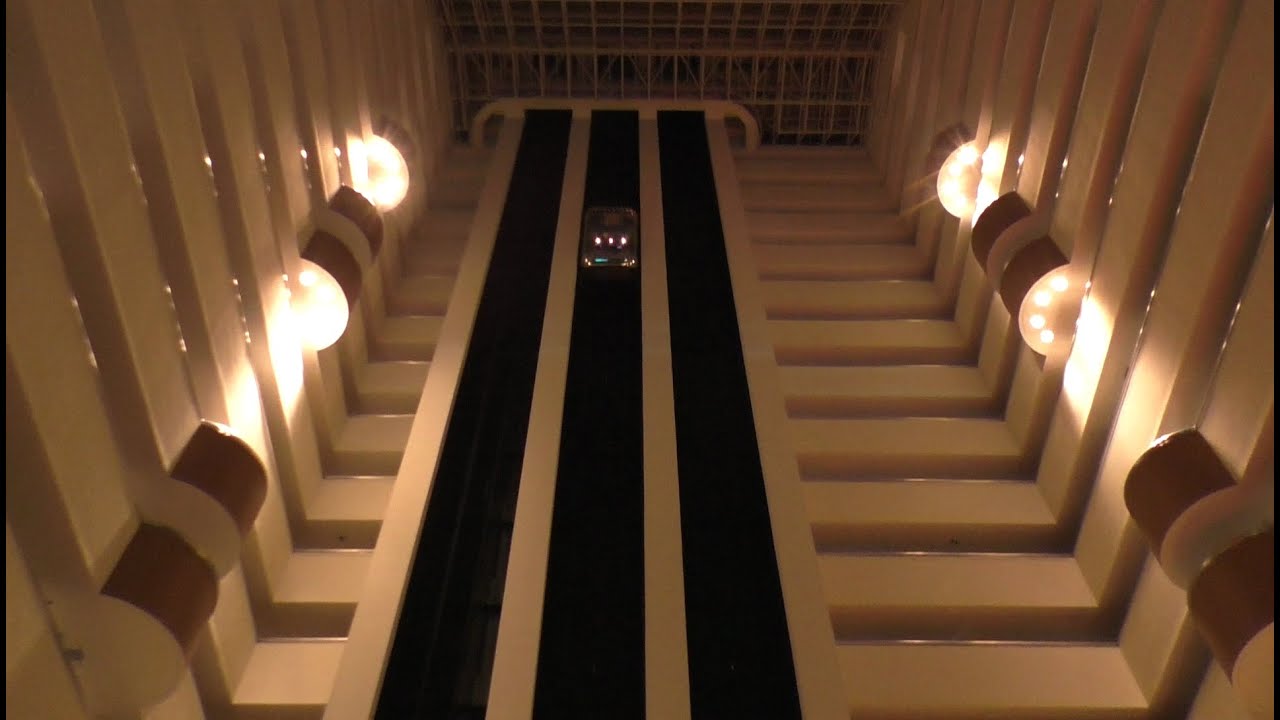 Awesome Sky-High Glass Elevators at the Hyatt Regency Hotel, Dallas TX