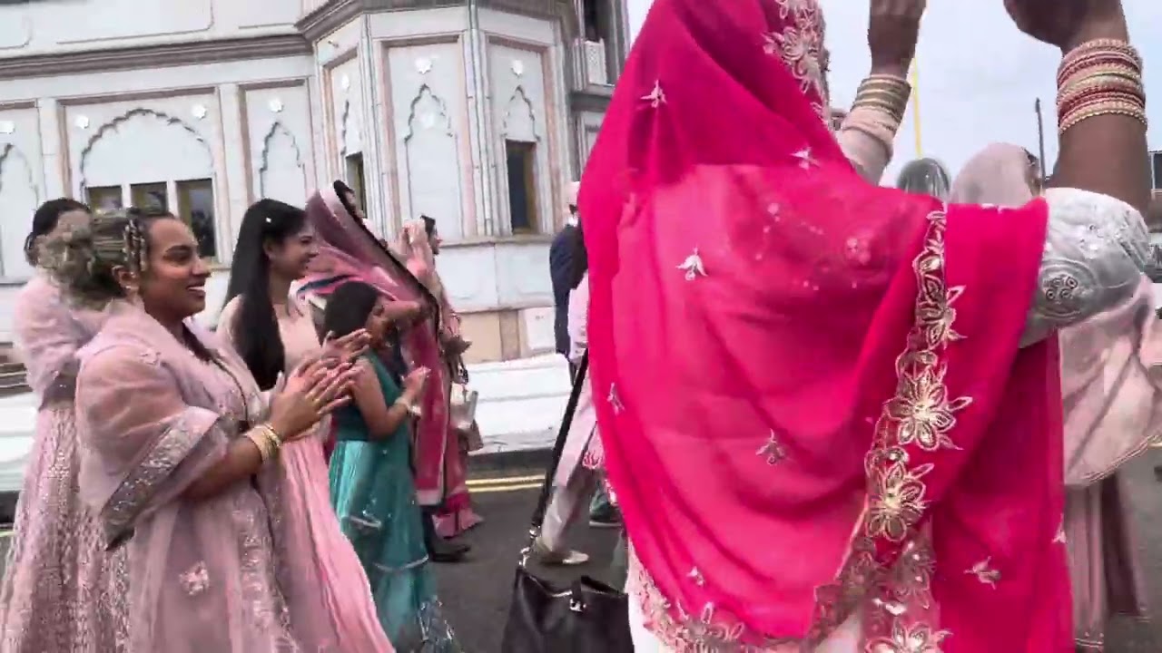2 August 2025 wedding ceremony in Goronanic gurdwara Bedford 