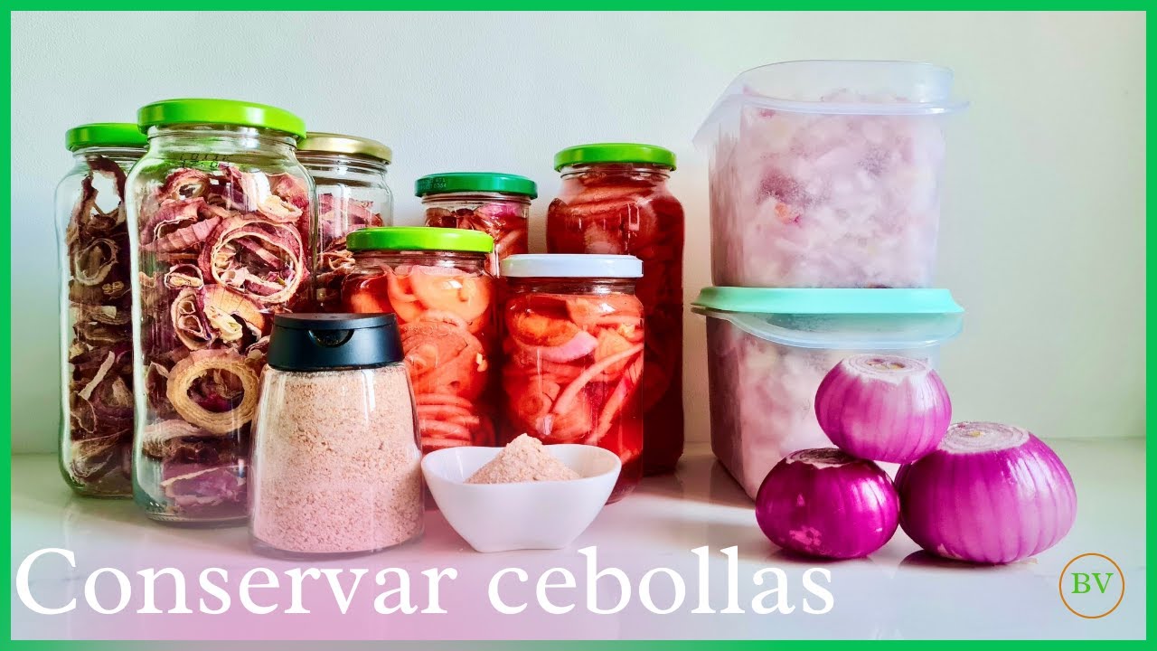 4 ideas para CONSERVAR CEBOLLAS  🧅 🧅 por más tiempo ⏳