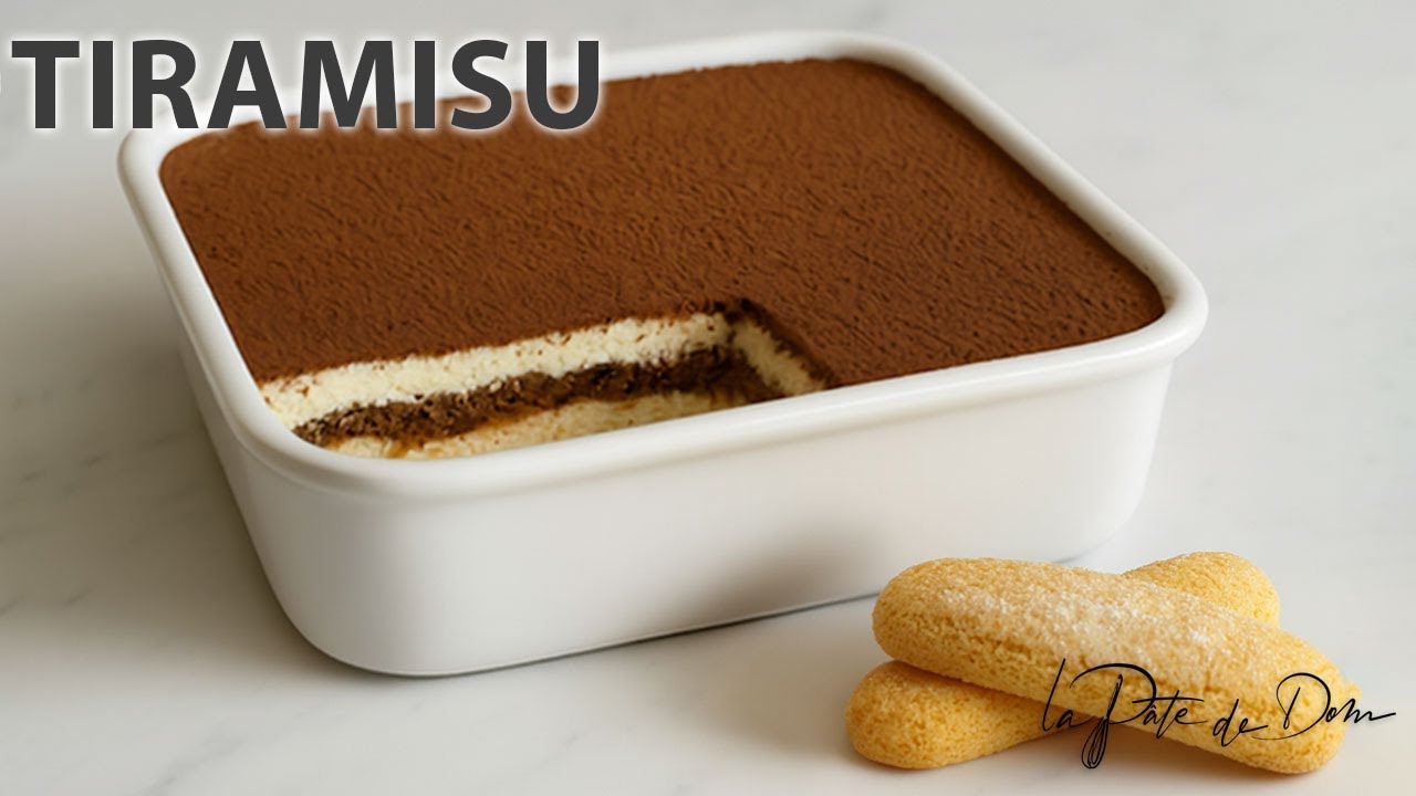 Le tiramisu (biscuit cuillère maison)