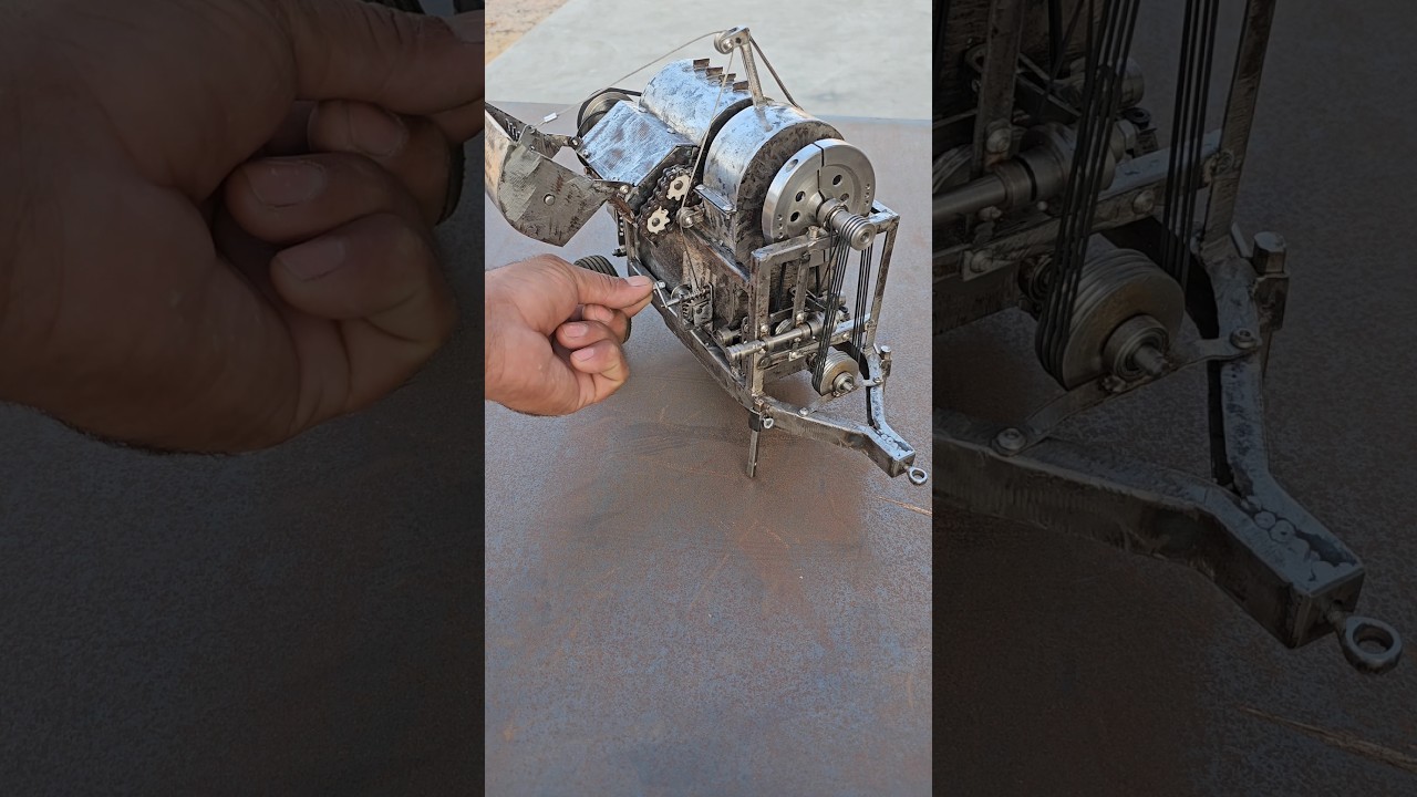 Mini Thresher Machine Complete #project