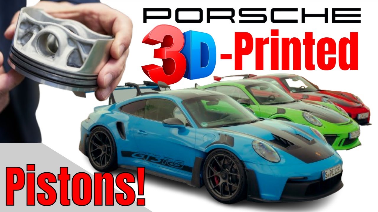 How Porsche is Revolutionizing Performance with 3D Printed Pistons!