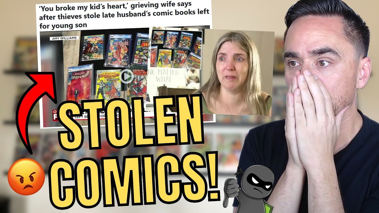 Widow Has Comic Book Collection Stolen! Let's Help Spread The Word In The Community!