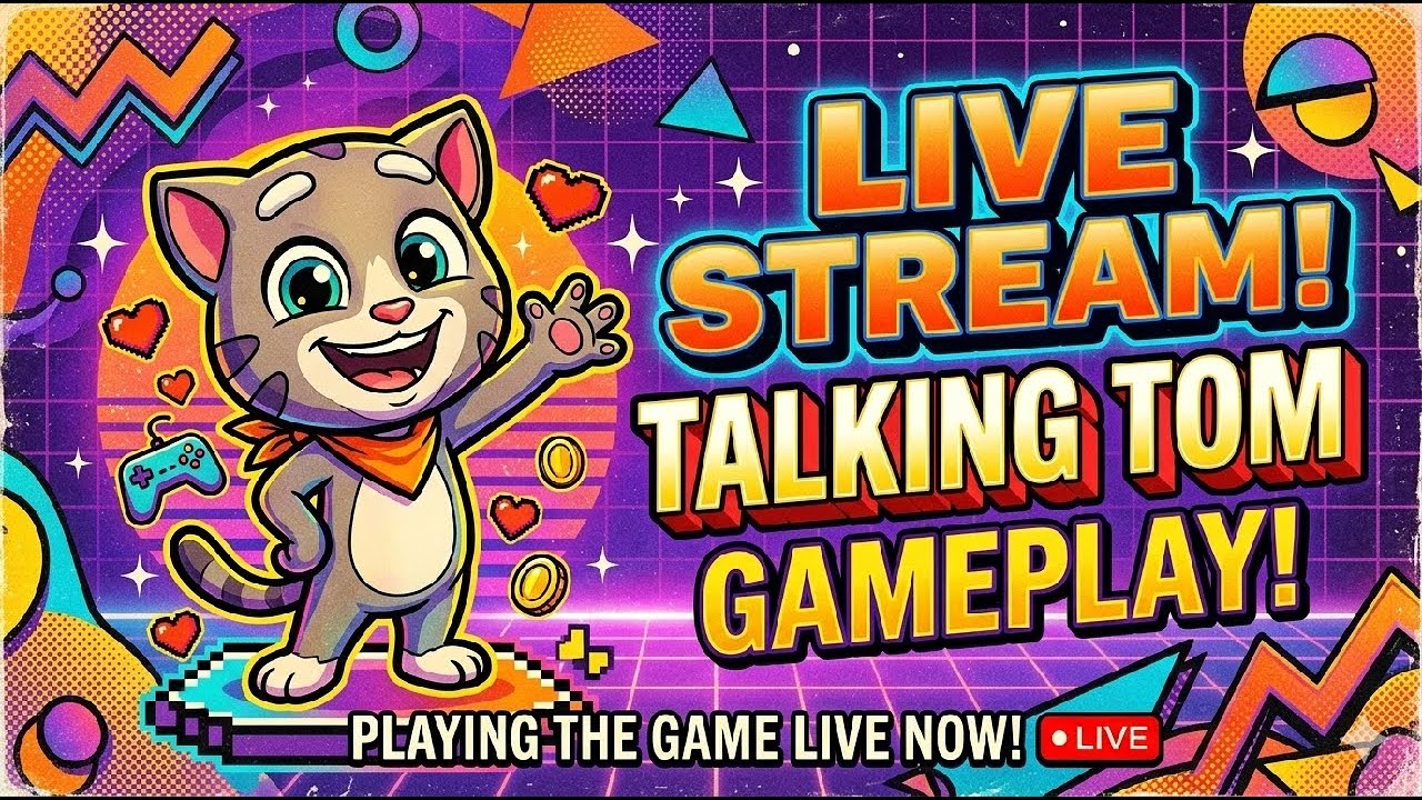 Talking tom live #talkingtom #live #tom #satisfying