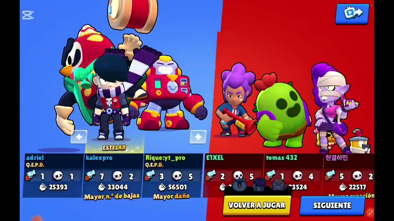 Jugué brawl Stars.Si otra vez 