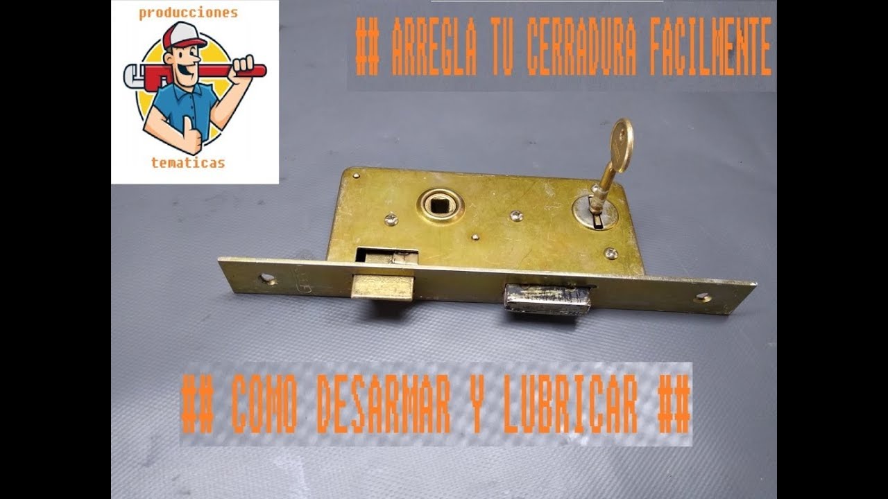 ## COMO REPARAR CERRADURA DOBLE PALETA##