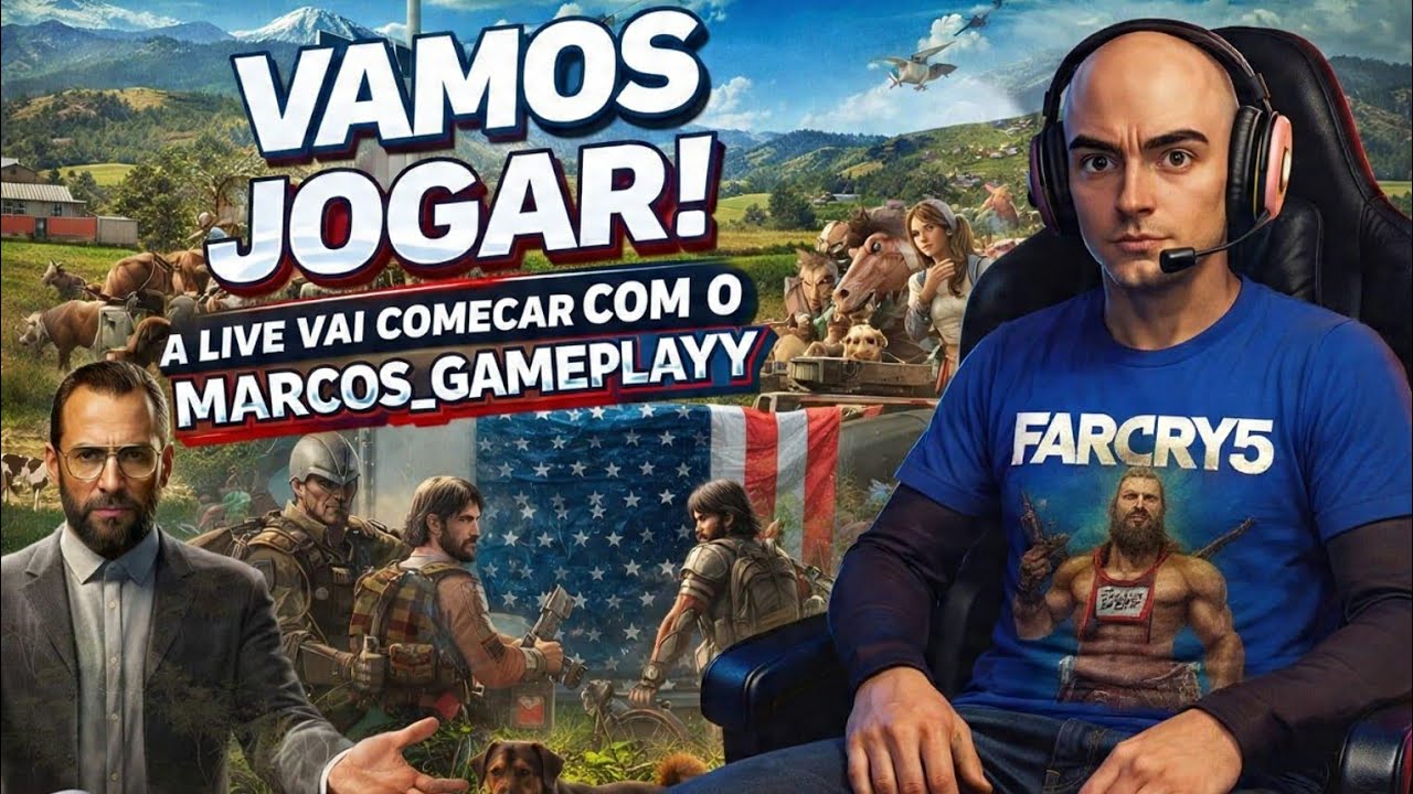 LIVE 🔴🔴#Farcry 5 #gameplay bora lá [PS5]