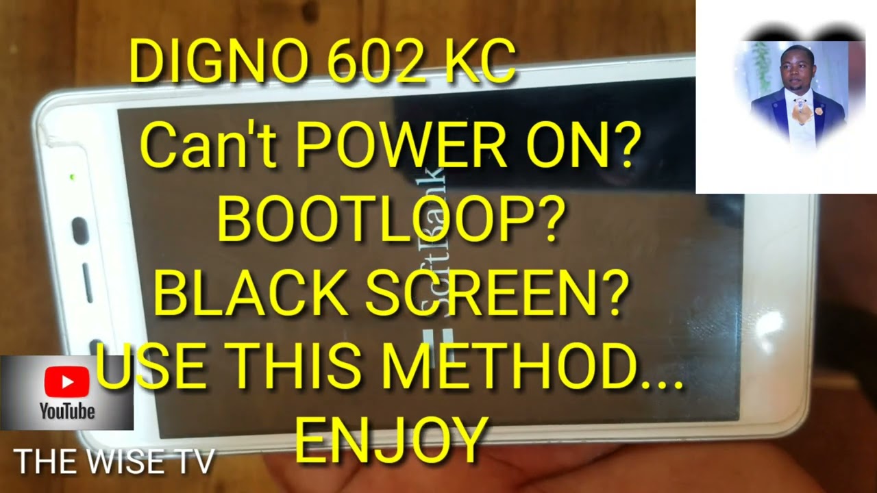 DIGNO 602 KC HANG ON LOGO FIXED, BLACK SCREEN, BOOTLOOP DONE ALL DIGNO DEVICES