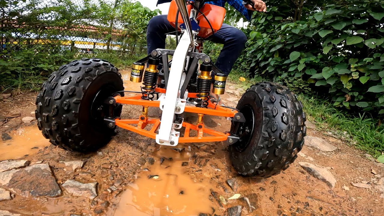 How to Make Reverse Tilting Trike motorcycle's Front suspension system