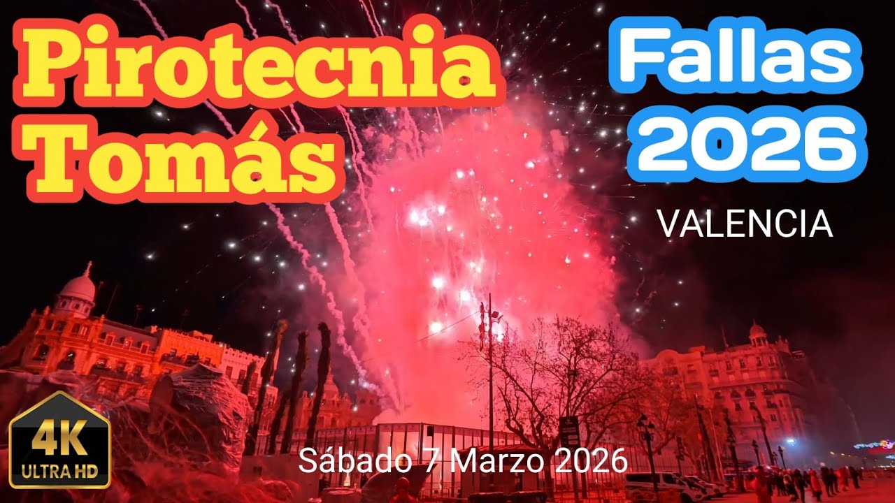 Pirotecnia Tomás Fallas 2026 valencia #Fallas #Falles26 #Pirotecnia #Fireworks 