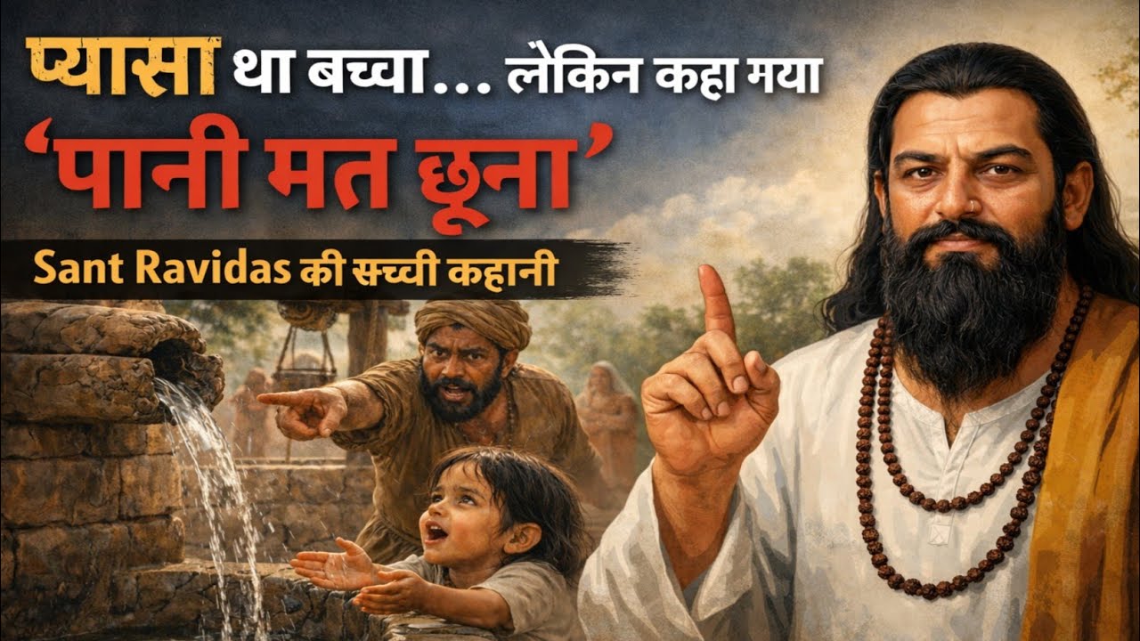 “प्यासा था बच्चा… लेकिन कहा गया ‘पानी मत छूना’ | Sant Ravidas की सच्ची कहानी”#ravidas #history 🙏🙏