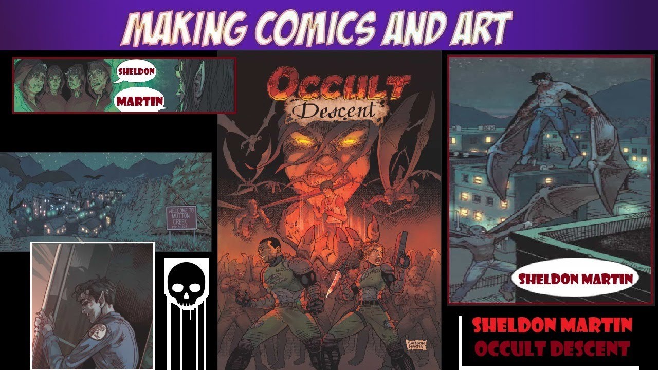 Sheldon Martin Descends - Making COMICS and ART EP 383