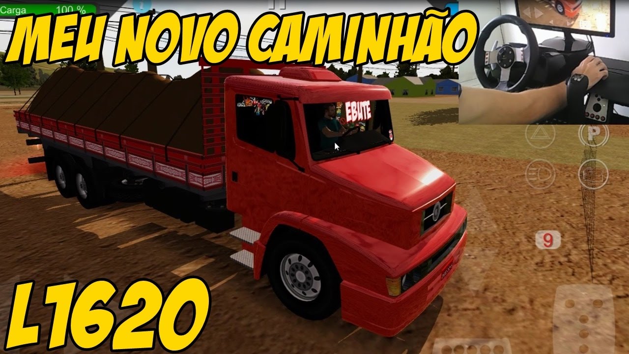 MEU NOVO CAMINHÃO - JOGANDO NO VOLANTE - HEAVY TRUCK SIMULATOR