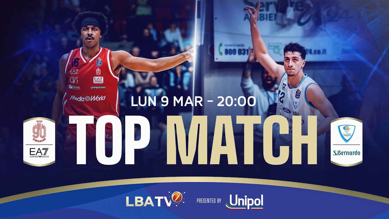 Olimpia Milano - Pallacanestro Cantù 🔥 | Pre-partita LIVE su YouTube LBA