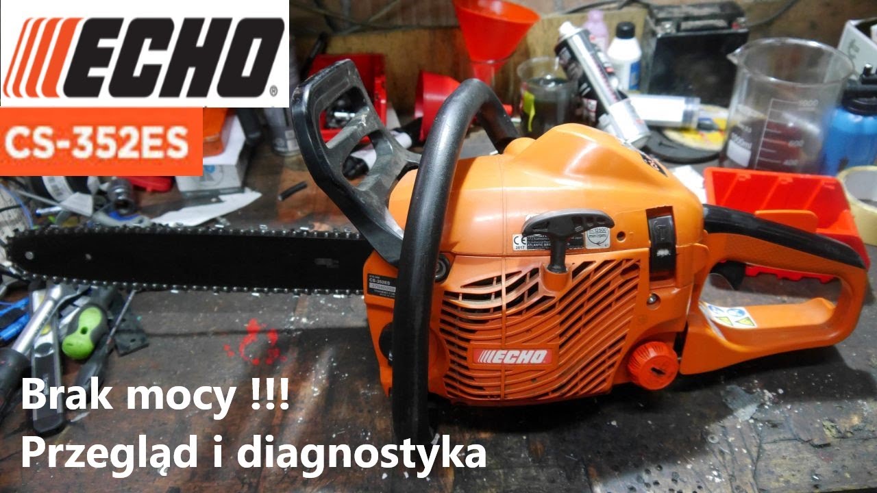#rpgarażowo. Pilarka Echo CS 352 ES. Ciekawa pilarka. Przegląd i Diagnostyka.