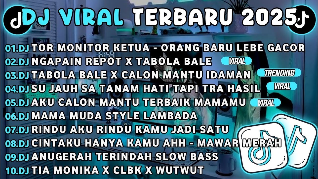 DJ TIKTOK TERBARU 2025🎵DJ TOR MONITOR KETUA - ORANG BARU LEBE GACOR🎵DJ NGAPAIN REPOT X TABOLA