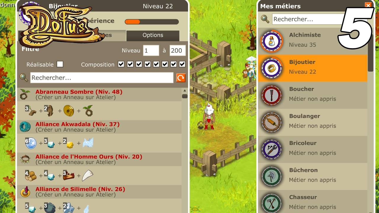 Sadida Fourbe level 30 , on monte bijoutier ! Dofus Retro EP5