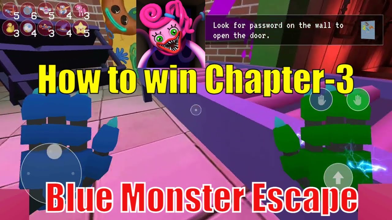 Blue Monster Escape Gameplay Chapter 3