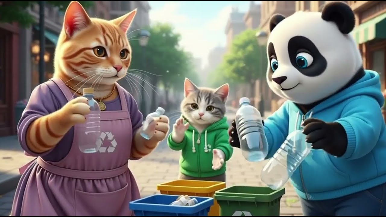 🚗💨 Pushing a Car, Carrying a Moral 🐼✨ | A Small Act That Meant Everything 🚗✨🐼💼 🐼🤝