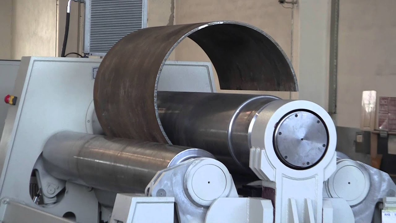 Rouleuse de tôle hydraulique 4 rouleaux AHS 30 35