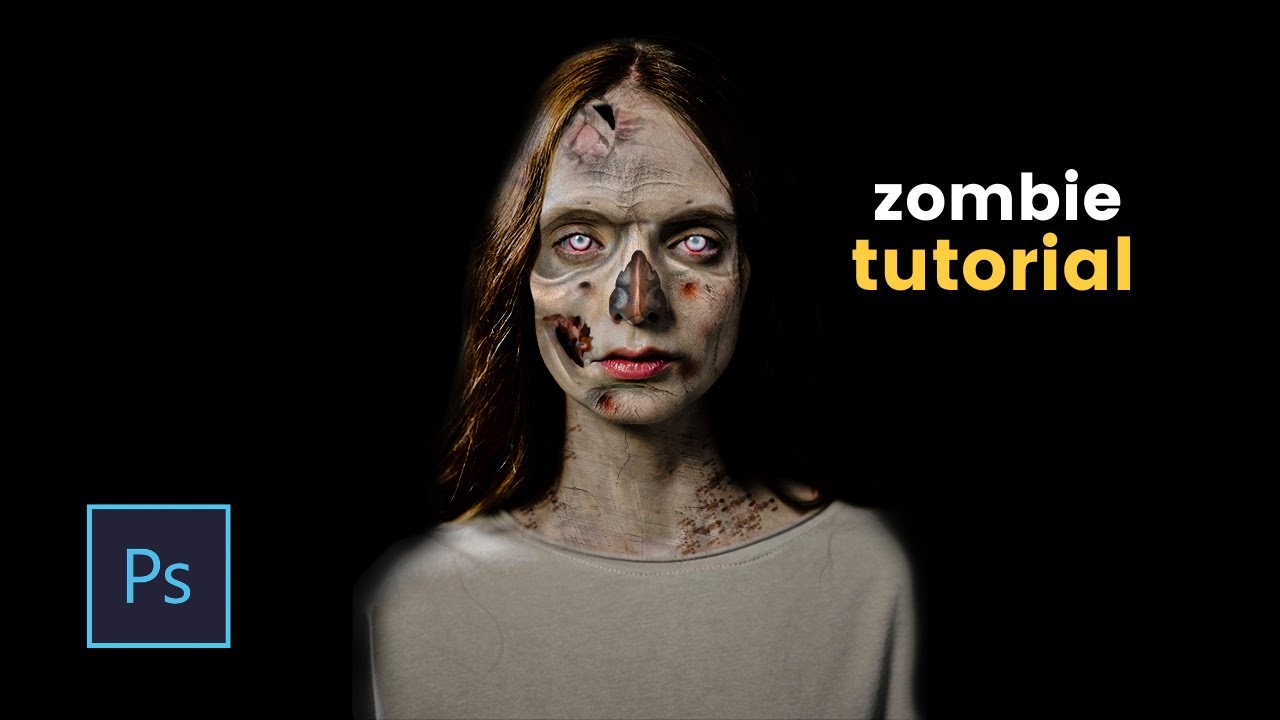 zombie photoshop tutorial - photo manipulation