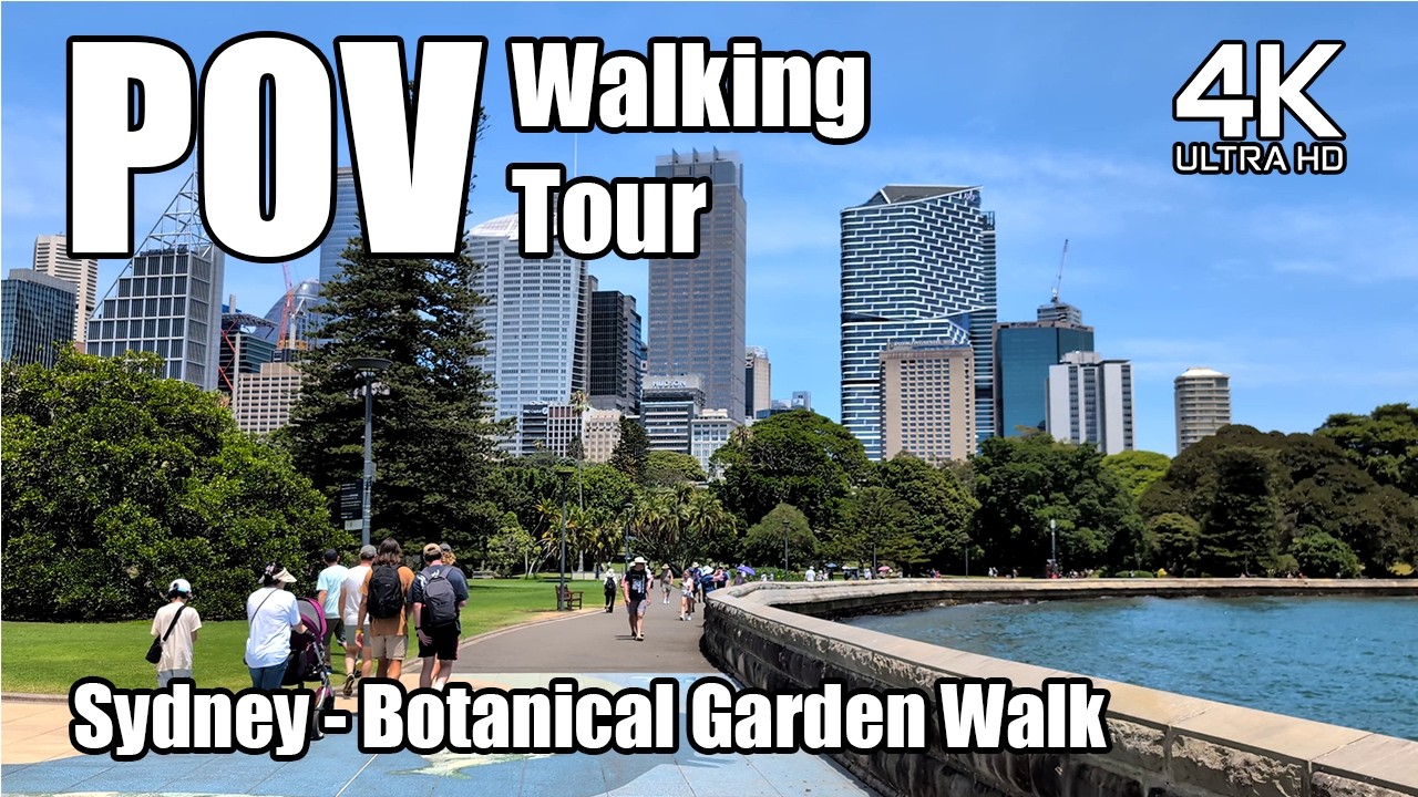 Walking Sydney's Harbour Route 4K | Botanic Gardens | Pokemon Go Hotspot | POV