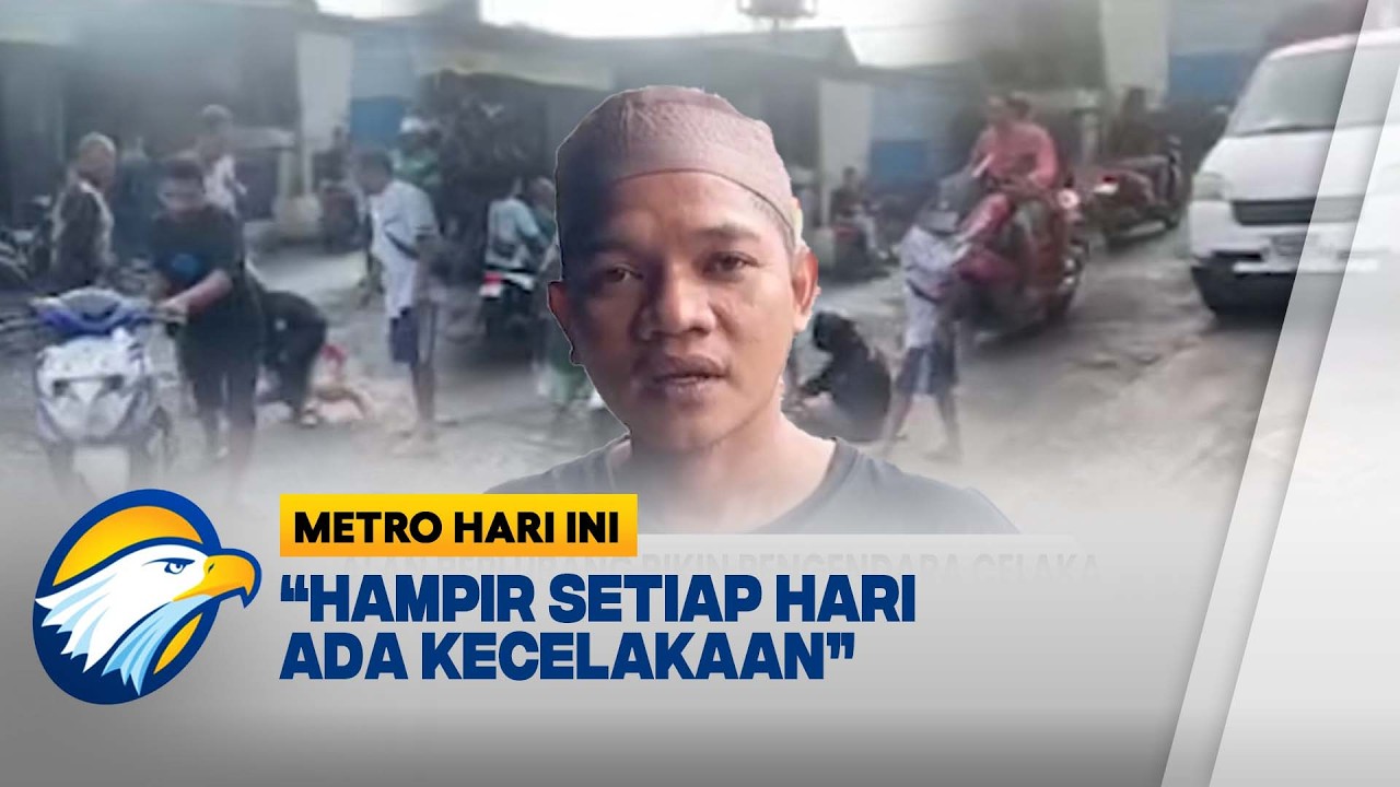 Sudah 3 Bulan, Jalan Berlubang di Bekasi Belum Diperbaiki | Metro Hari ini