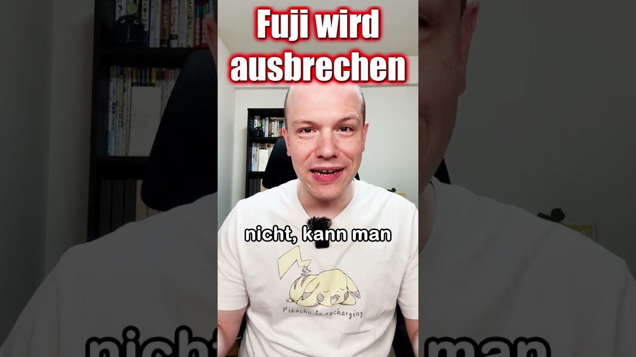 Der Fuji wird AUSBRECHEN