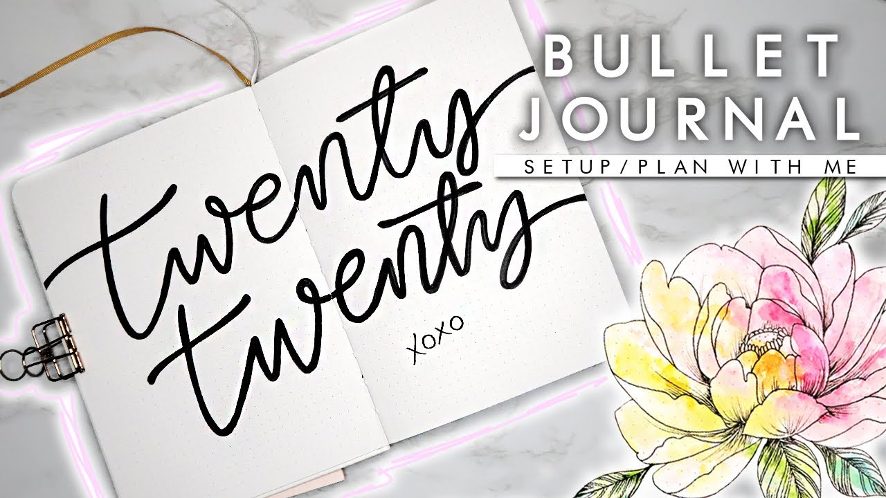 My New 2020 Bullet Journal/Planner Setup ✨Artistic & Minimal✨