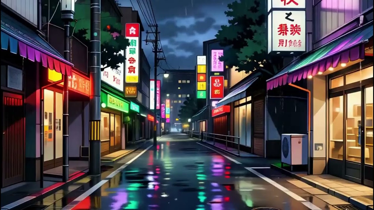Tokyo Night Lofi Hip Hop – Chill Beats for Study, Focus & Relax