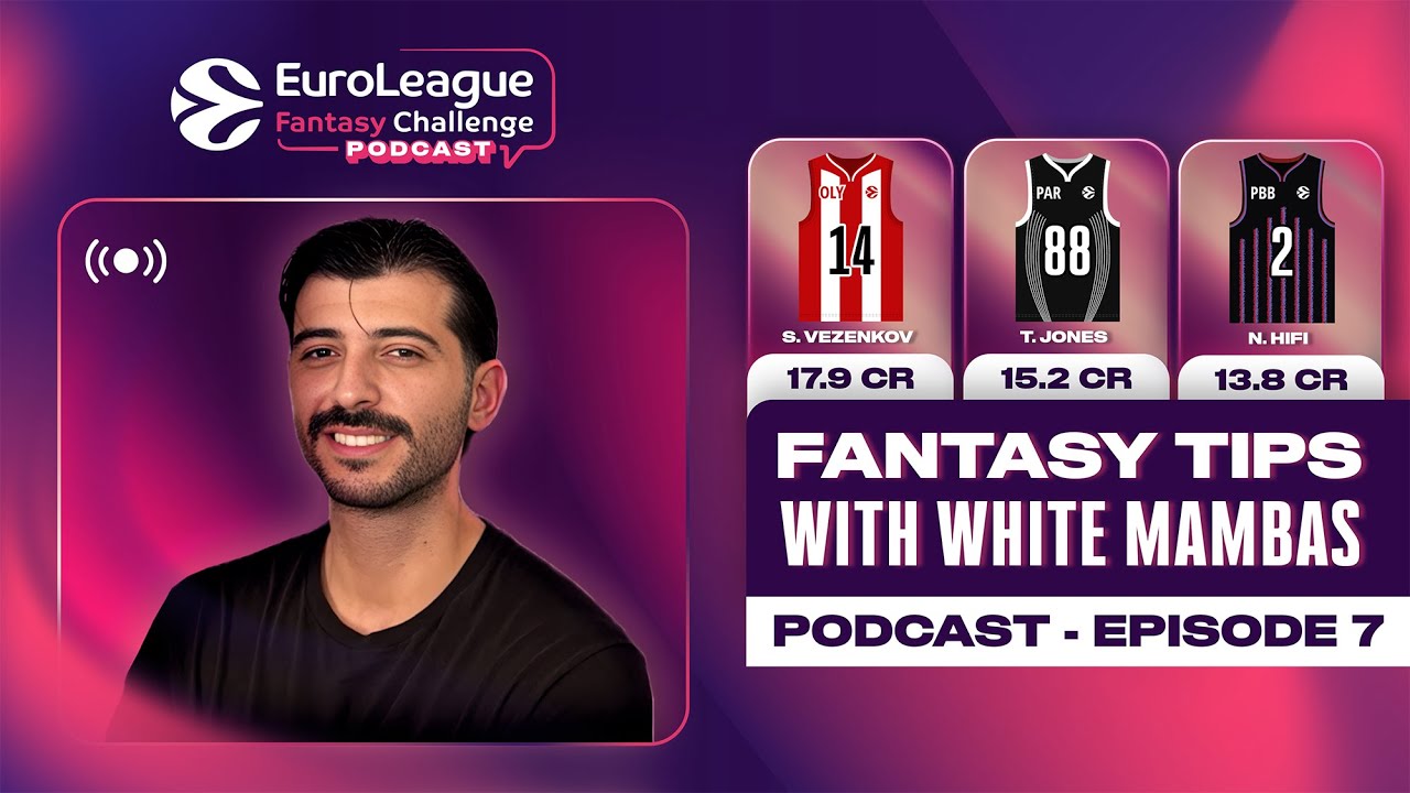 Вернётся ли Кендрик Нанн? Что такое @WhiteMambas_? Подкаст EuroLeague FANTASY Challenge 2025