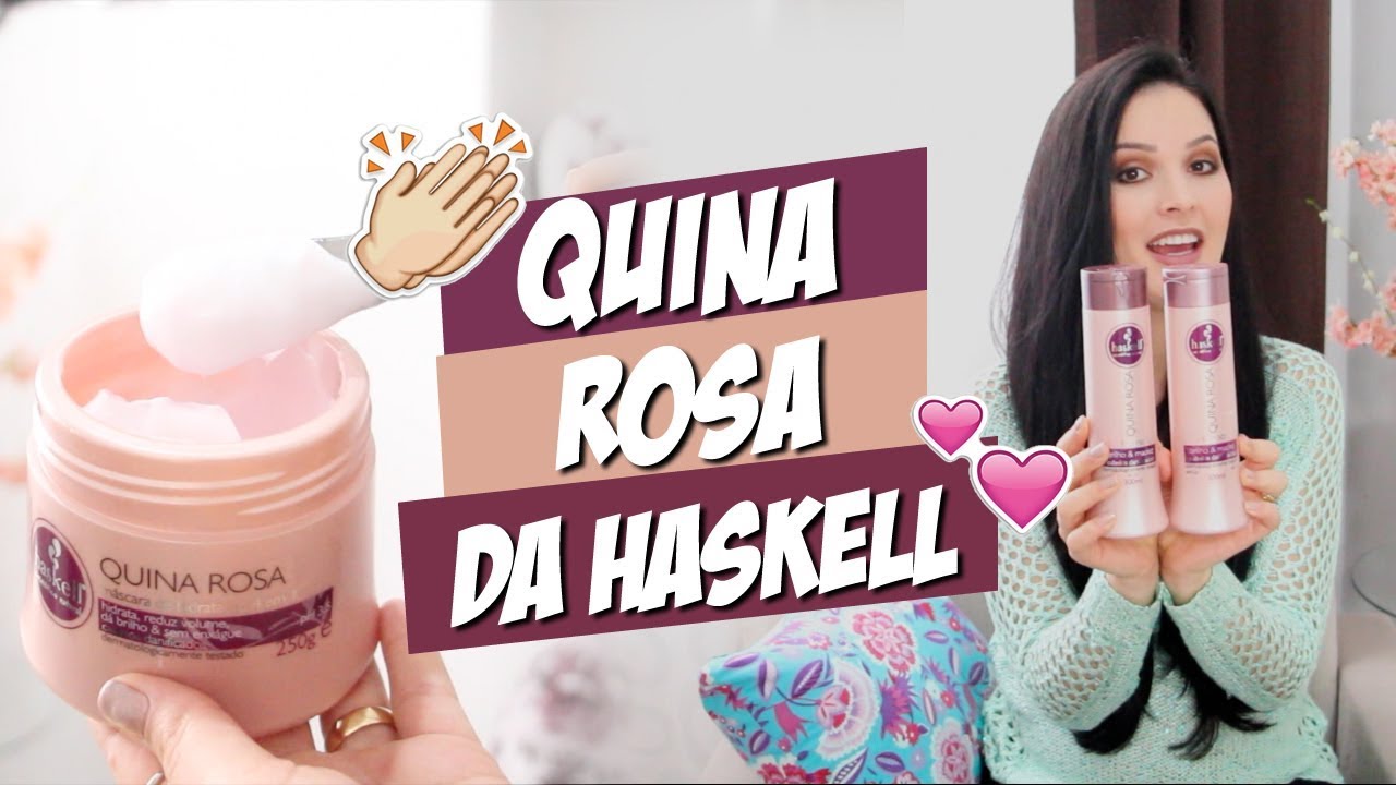 QUINA ROSA HASKELL - REDUZ O VOLUME, É ANTI FRIZZ E DA MUITO BRILHO! por Julia Doorman