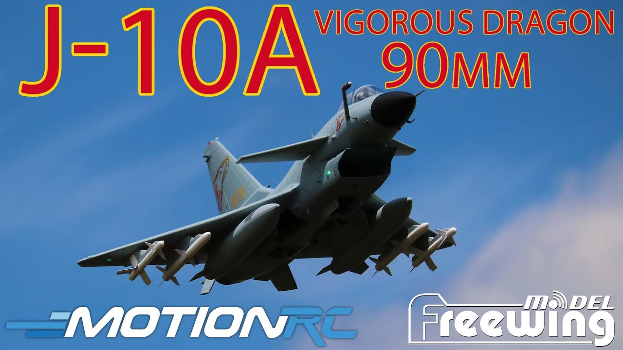 Ordnance Flight of the New Freewing 90mm J-10A EDF Jet | Motion RC