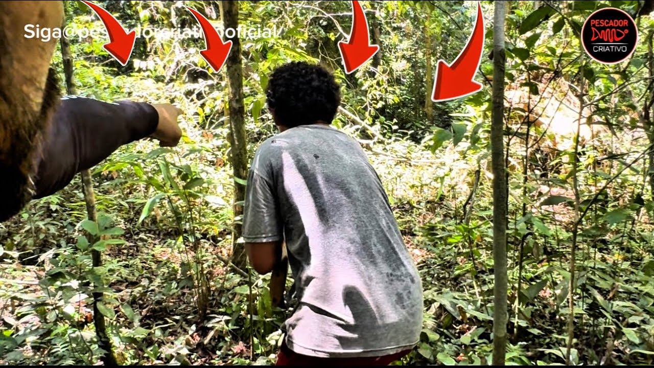 ATIRAMOS PRA SALVAR NOSSAS VIDAS😨FOMOS ATACADOS NA MATA NA PESCARIA