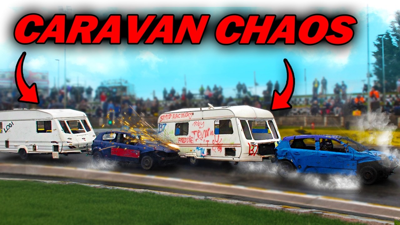 I RACE IN A CARAVAN DESTRUCTION DERBY