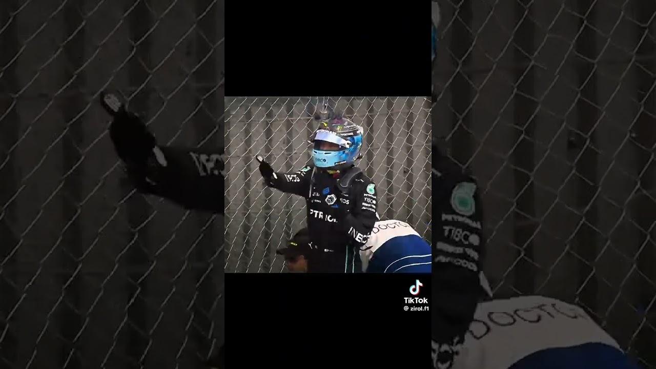 George Russel save Zhou Guanyu in Silverstone. This was a hugr crash and the Halo saved Zhou. 