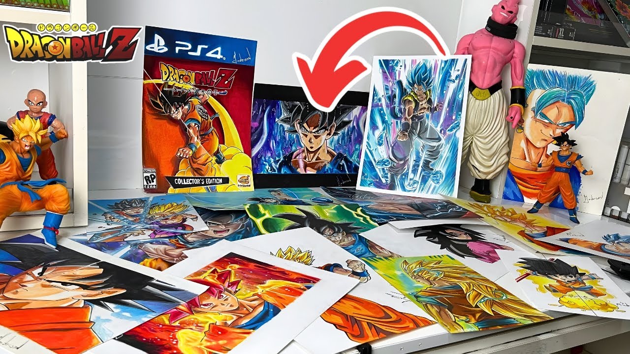🔥 TODOS OS MEUS DESENHOS DO GOKU — UMA EVOLUÇÃO INSANA! 🔥