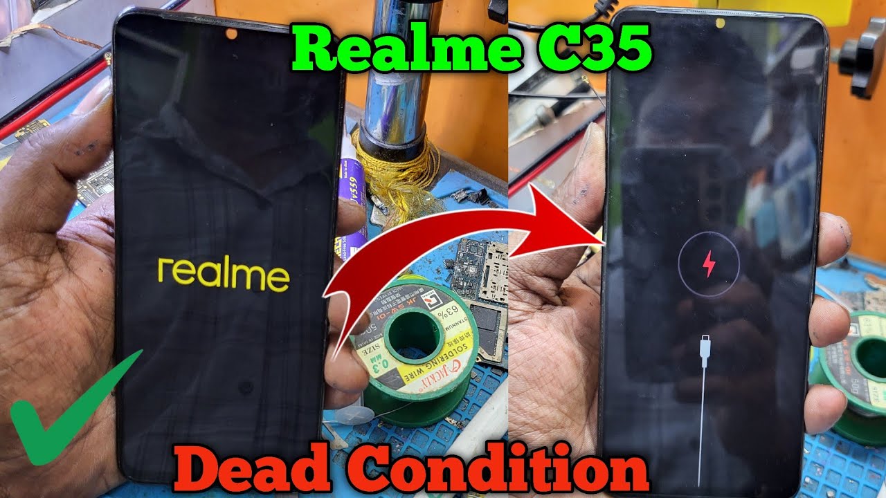 Realme C35 Dead Only Charging Logo Showing  || Realme C35 Dead Solution