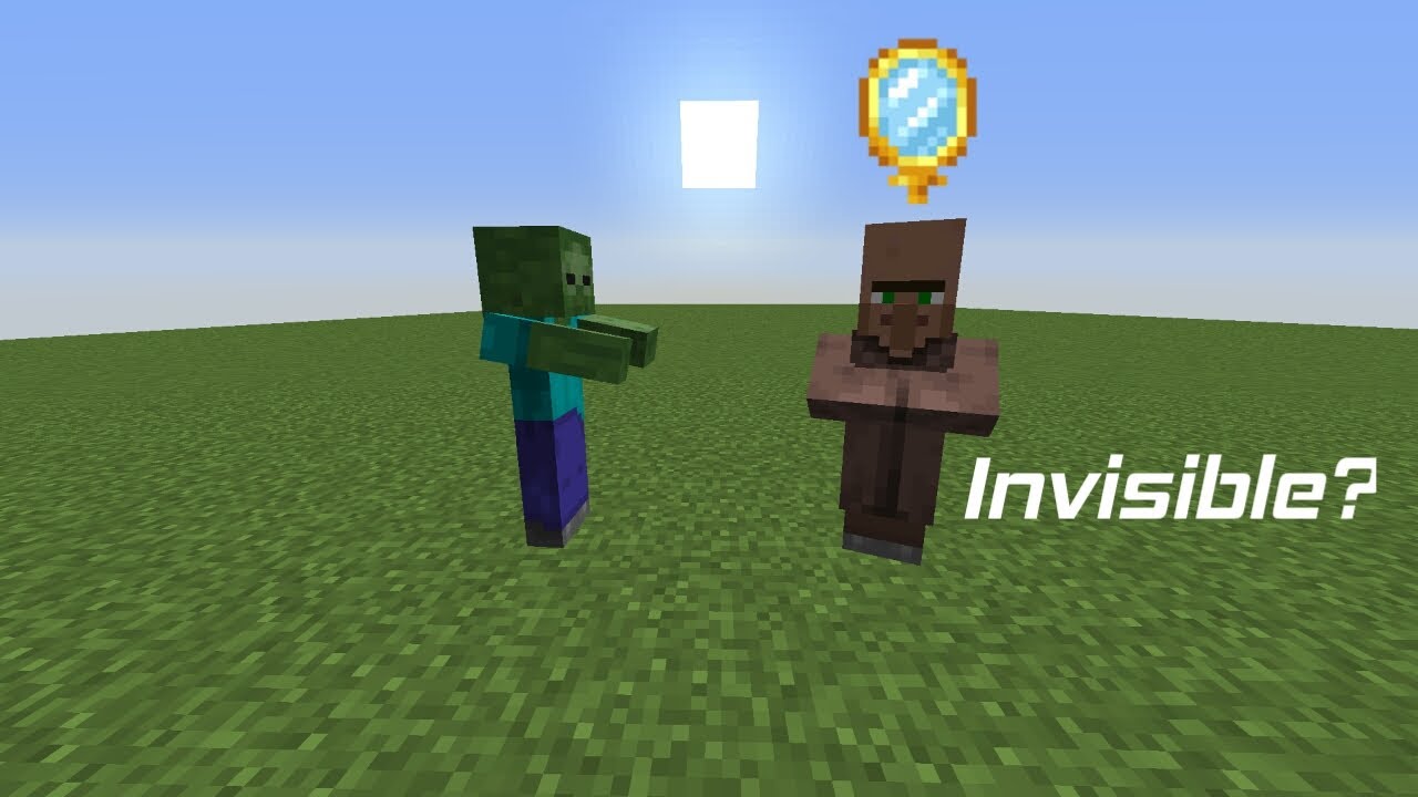 what if you give the villager Invisibility?