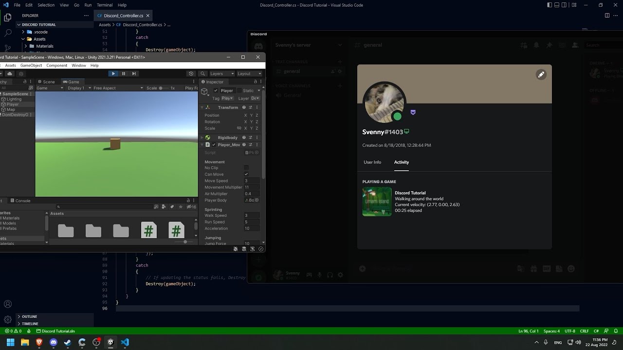 How to implement Discord Rich Presence into your Unity game and update it in Real Time
