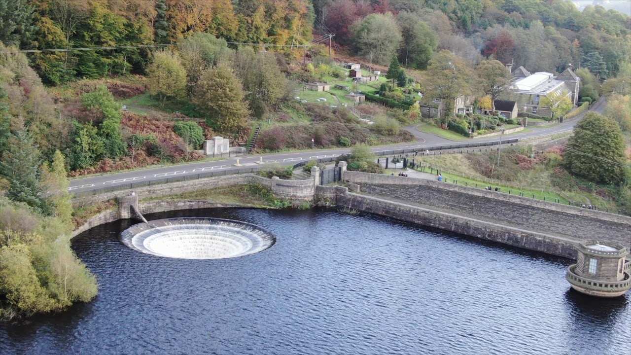 LADY BOWER RESERVOIR , BY DRONE
