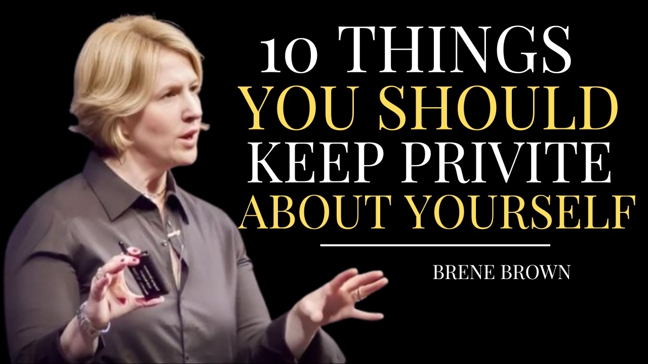 10 вещей, которые никогда никому не следует рассказывать о себе | Лучшая речь Брене Браун