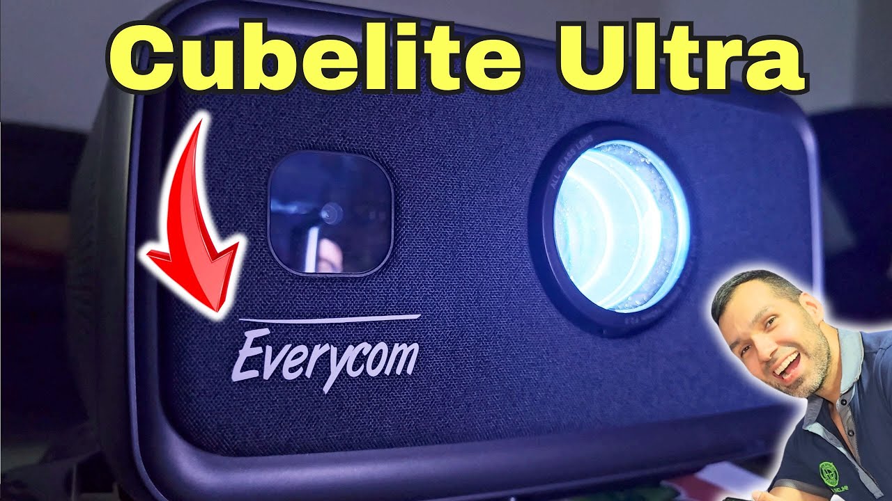 Proyector Everycom Cubelite Ultra Sorprendente: Soporta 4K HDR y MEMC