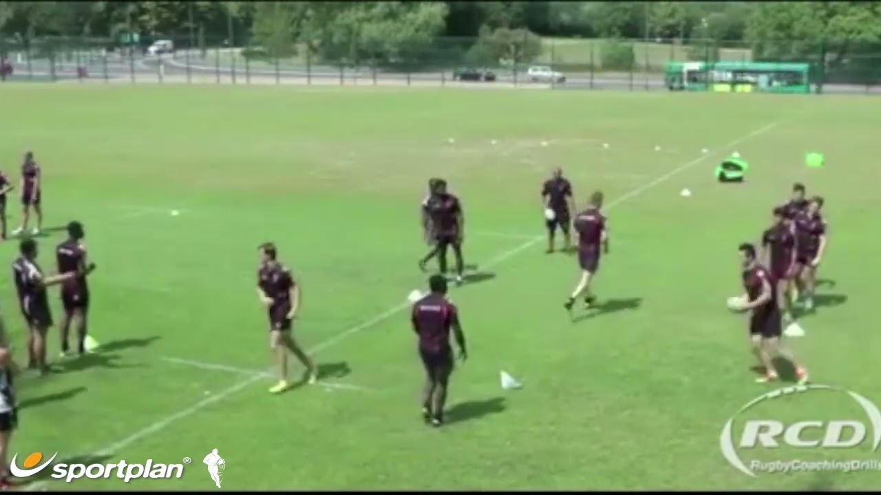 Zig-Zag Passing & Handling | Rugby Drill
